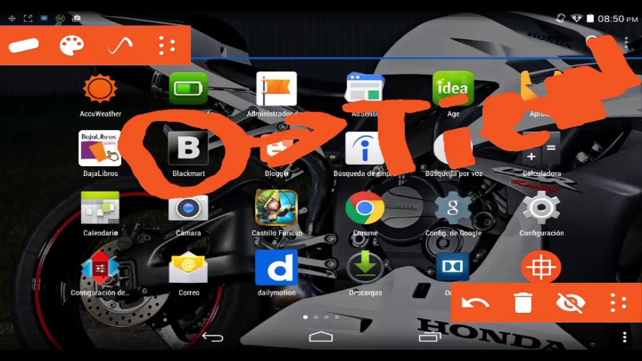 Draw on screen android