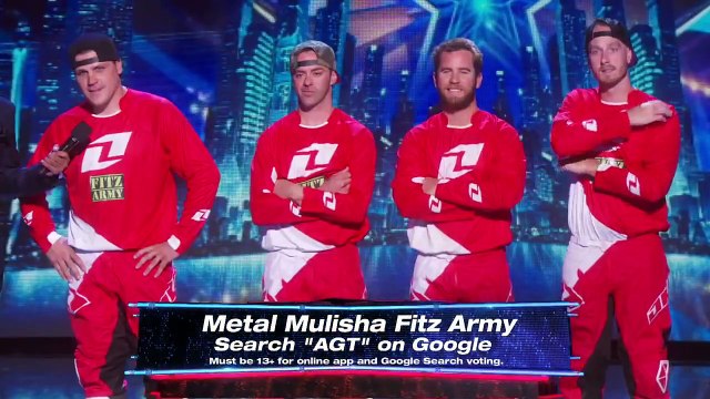 Americas Got Talent 2015 S10E19 Live Shows Metal Mulisha Fitz Army Motocross Daredevils