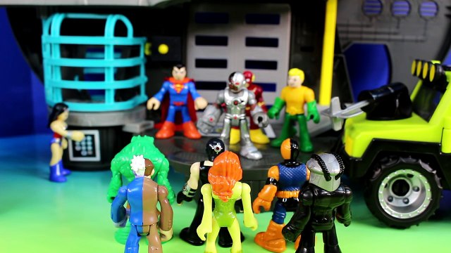 Imaginext Justice League Holds Tryouts Injustice League Joker Bane Battles Batman