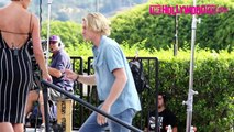 Cody Simpson Greets Fans & Signs Autographs At Extra 7.8.15 TheHollywoodFix.com