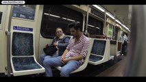 Metroda Uyuma Şakası Amerika - Hayrettin