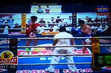 ប្រដាល់ស្រាបៀរហ្គេនស៌បឺក - Ganzberg Beer Boxing (ឡៅ ចន្រ្ទា - ថៃ) 04-10-2015 -​ ទឹកទី - 02