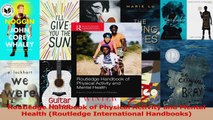 Read  Routledge Handbook of Physical Activity and Mental Health Routledge International Ebook Online