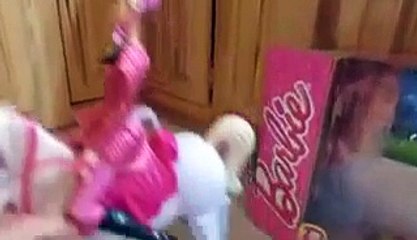 DisneyCollector Frozen Toys Disney Barbie RC ride train horse Disney Barbie ride horse toy