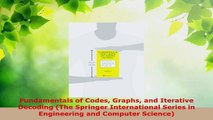 Read  Fundamentals of Codes Graphs and Iterative Decoding The Springer International Series in Ebook Free