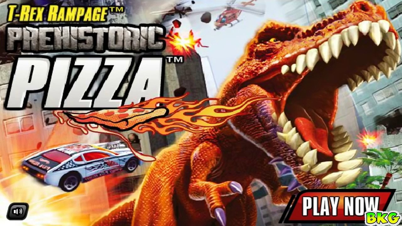Hot Wheels: T-Rex Rampage Takedown Dinosaur / PREHISTORIC PIZZA