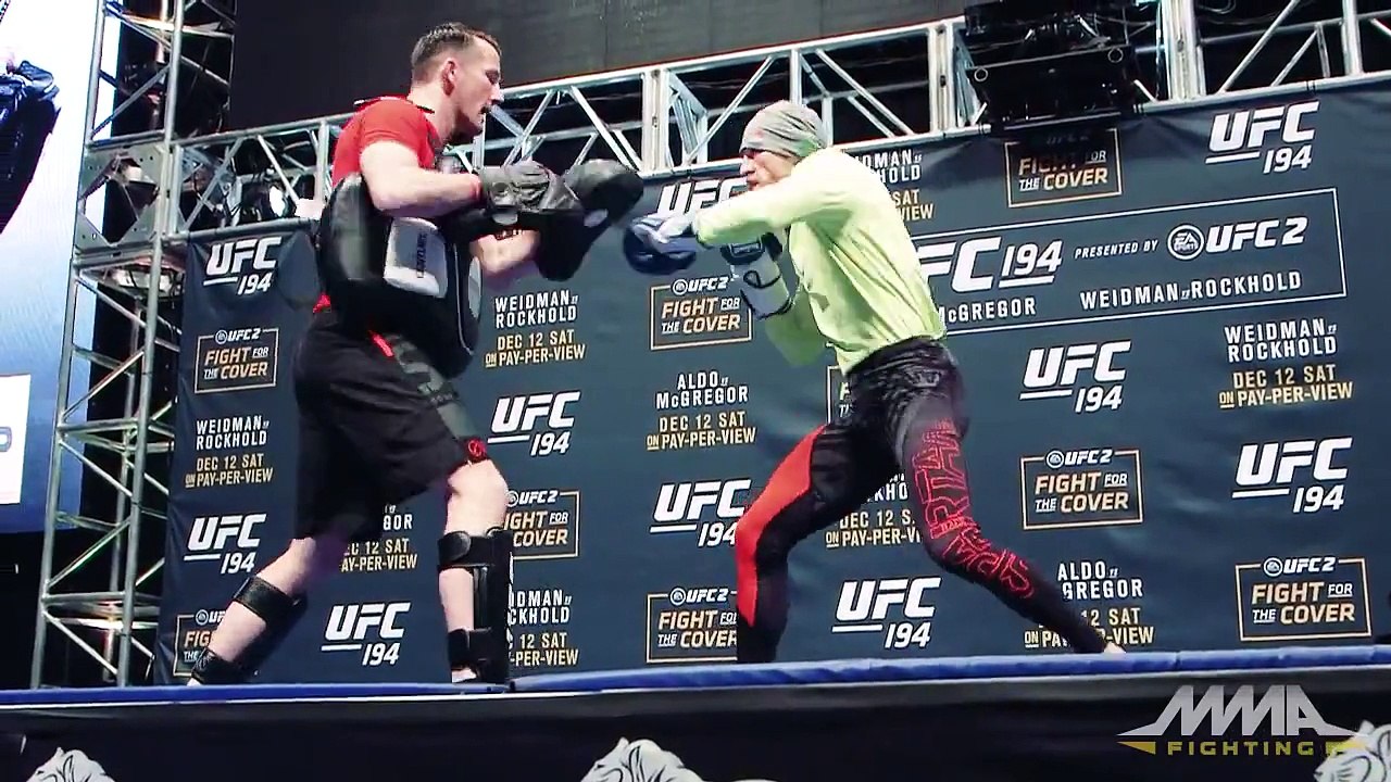 UFC 194 Open Workout Highlights