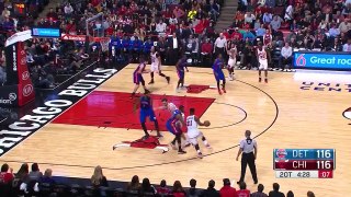 Jimmy Butler Dunks On Ersan Ilyasova | Pistons vs Bulls | December 18, 2015 | NBA 2015-16 Season