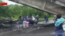В Донецкой области взорван мост, ведущий в райцентры