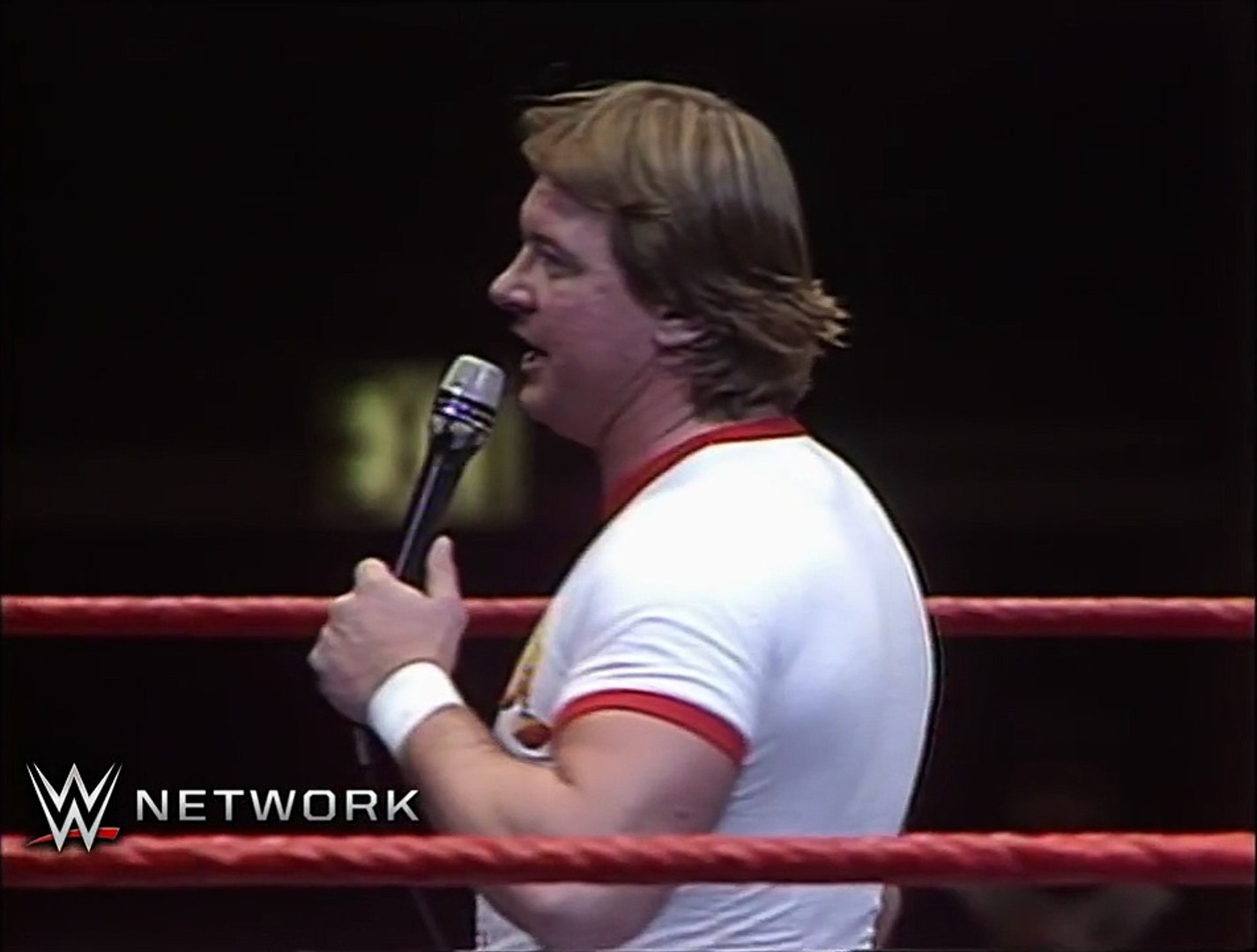 ⁣Roddy Piper says the New York Mets will overcome: October 20, 1986