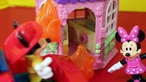 Mickey Mouse Firehouse DisneyCarToys Peppa Pig House Fire, Minnie Mouse, Disney Princess R