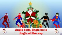 jingle bells spiderman christmas song spiderman vs santa _ carnage _ batman _ superman Ful