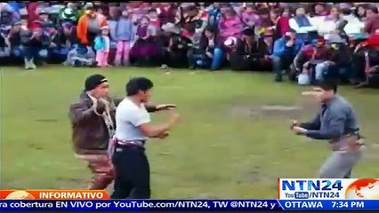 Download Video: Comunidad indígena de Perú celebra la navidad con un festival de puños y patadas