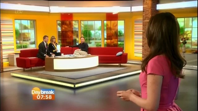 LAURA TOBIN: : itv Daybreak Weather 19 Aug 2013 Ditch Your Umbrellas