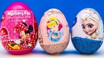 Surprise Eggs Minnie Mouse Frozen Easter Eggs Disney Princess Toys Huevos sorpresa