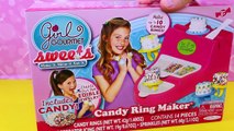 CANDY RING MAKER Girl Gourmet Sweets Cake Pop Sprinkles & Candy Jewelry DisneycarToys