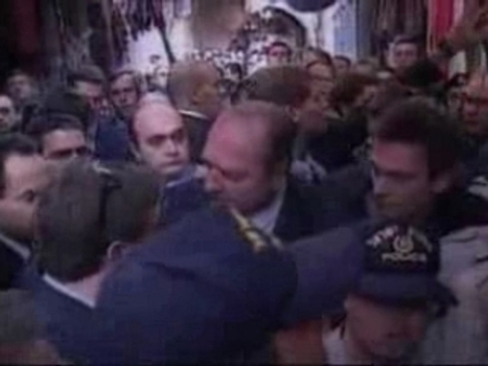 COUP DE GUEULE DE CHIRAC EN ISRAEL