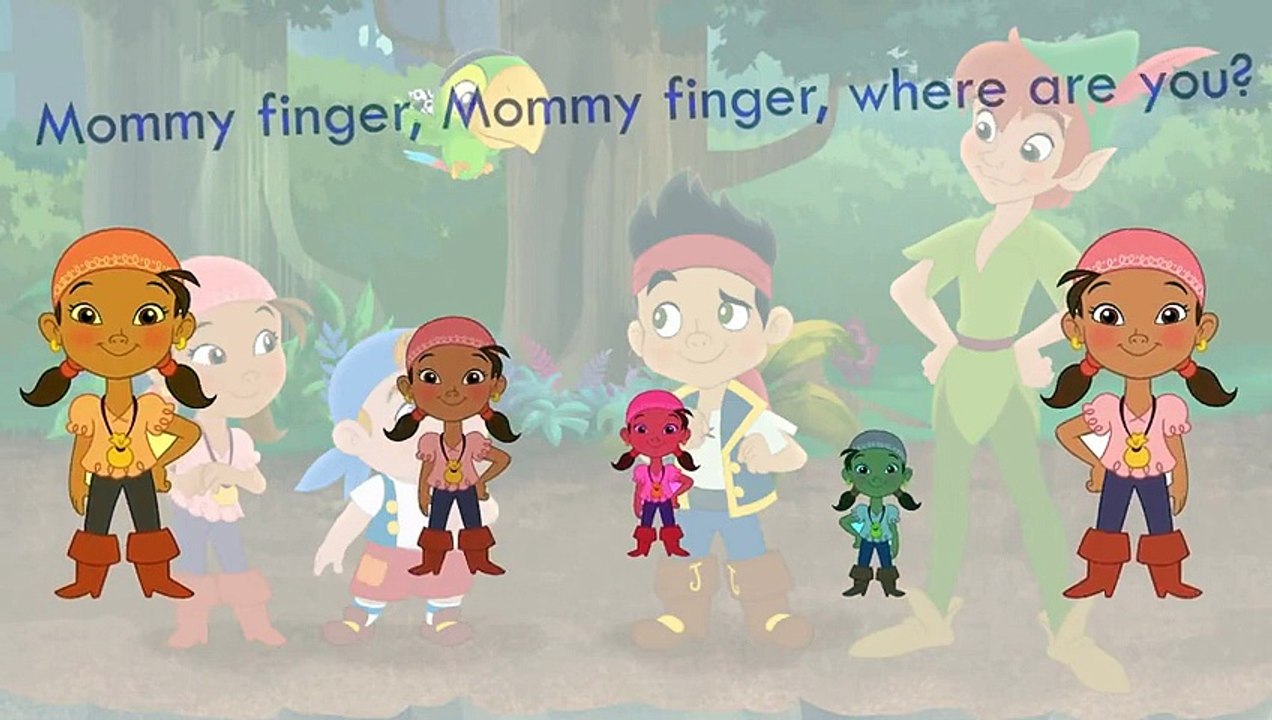 Jake And The Neverland Pirates Finger Family Song Daddy Finger Nursery Rhymes Full animate