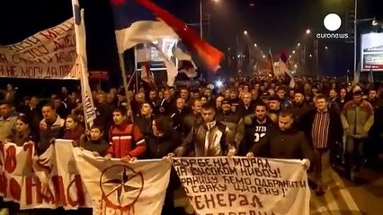 Karadağ: NATOnun üyelik daveti protesto edildi