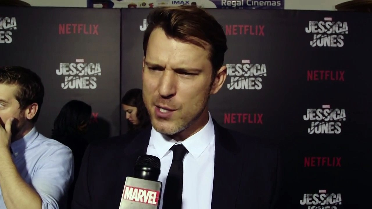 Will Traval on Will Simpson - Marvels Jessica Jones Red Carpet
