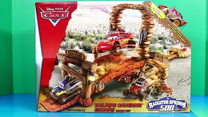 Disney Pixar Cars Tailpipe Caverns Escape Off Road Lightning McQueen Mater Radiator Spring