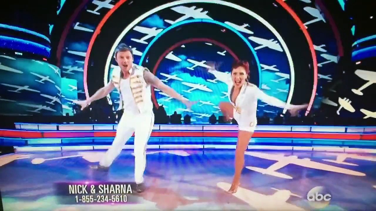 Nick Carter and Sharna Burgess Jive Week 2