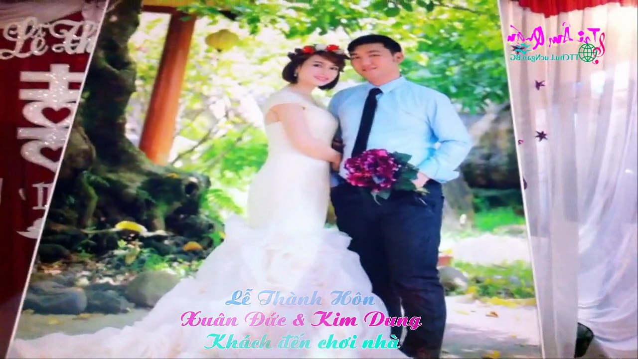 Hat dam cuoi. Khach den choi nha