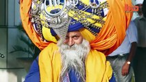Is This The World's Largest Turban Man Wears 100lb, 645m Long Headdress-copypasteads.com