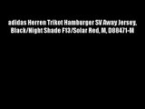 adidas Herren Trikot Hamburger SV Away Jersey Black/Night Shade F13/Solar Red M D88471-M