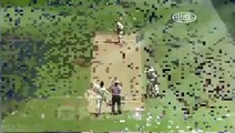 Zaheer Khan,knocks over Ponting‬‏