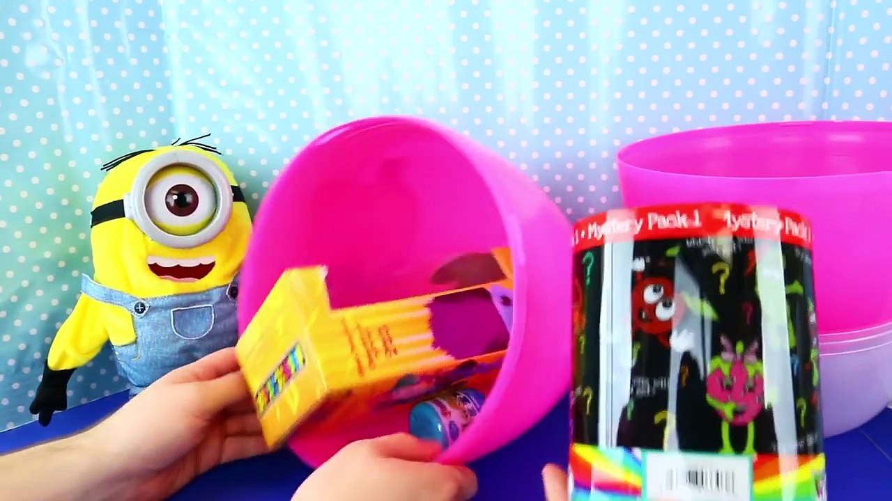 NEW MINIONS BIGGEST SURPRISE EGG PARTY EVER Minions PlayDoh Surprise Egg Kinder Surprise E