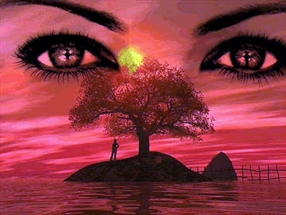 Kirpiğin kaşına değdiği zaman