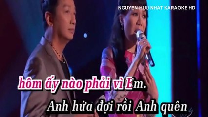Karaoke Hai Đứa Giận Nhau Trường Vũ Mai Thiên Vân HD