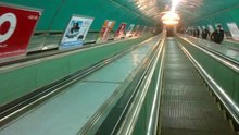 escalator of metro-მეტროს ესკალატორი