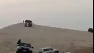 Saudi sand drifting accident