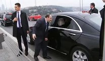 President Erdoğan stops man from committing suicide off Bosporus Bridge -