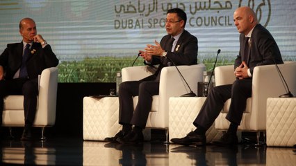 Josep Maria Bartomeu a la Dubai International Sports Conference (CAT)