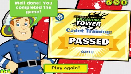 FIREMAN SAM - Fireman Sams Training Tower Gameplay Episode - Best Kid Games