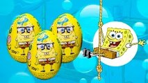 Spongebob kinder surprise eggs Huevos de chocolate Sorpresa Bob Esponja