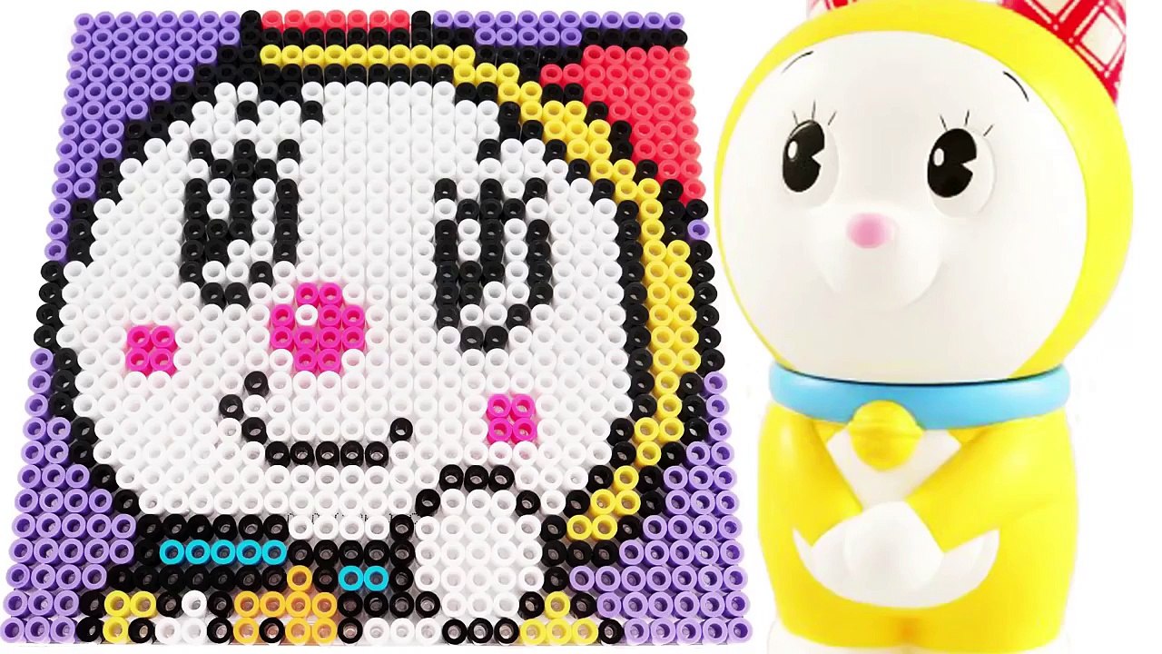 ドラえもん ドット絵 ドラミちゃんをビーズで描く PPCandy Channel Doraem...