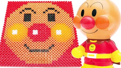 アンパンマンのドット絵をビーズで描く PPCandy Channel Anpanman Pixel Art Parlor beads Minecraft