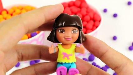 disney Play Doh Surprise Toys Peppa Pig Mickey Mouse Frozen Dippin Dots Dora olaf