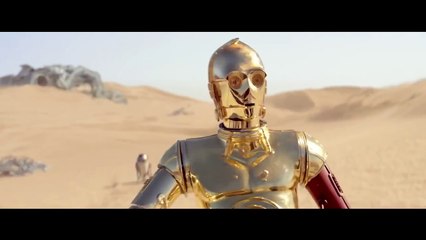 Star Wars The Force Awakens C 3PO & R2 D2 meet BB 8 | official O2 Priority contest