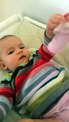 Cute Baby Says His First Words