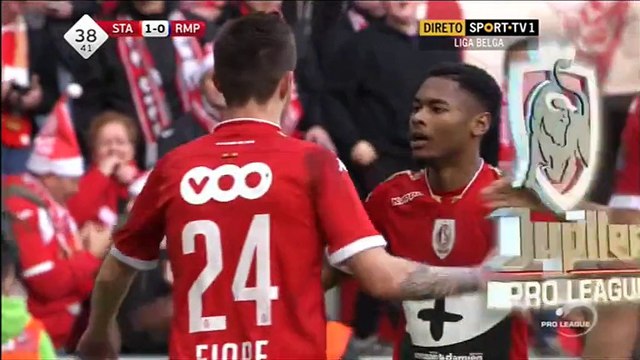 1-0 Beni Badibanga Goal Belgium Jupiler Pro League - 27.12.2015, Standard Liège 1-0 Mouscron-Peruwelz