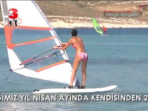 Hande Subaşı Pembe Bikini Nostalji