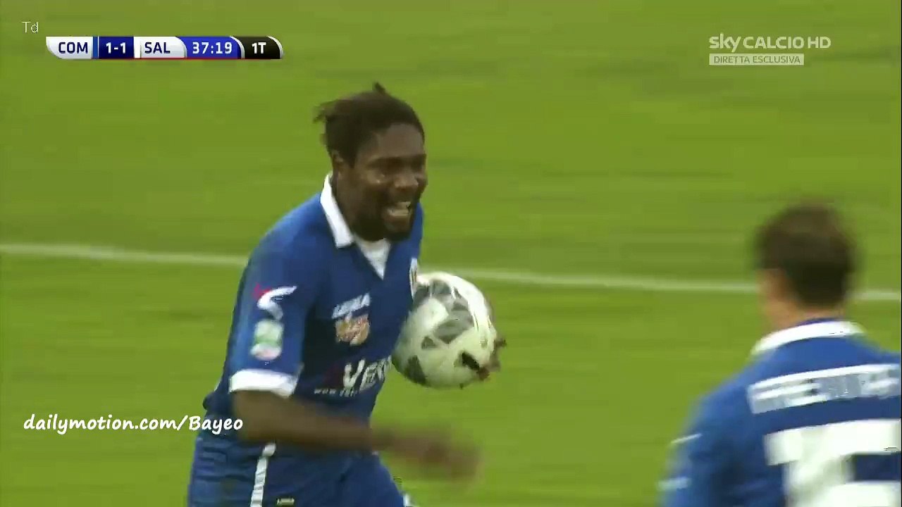 Osarimen Ebagua Goal HD - Como 1-1 Salernitana - 27-12-2015 Serie B