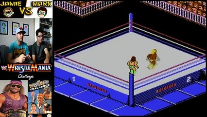 Lets Play WWF WrestleMania Challenge (NES) Mark VS Jamie Battle 79