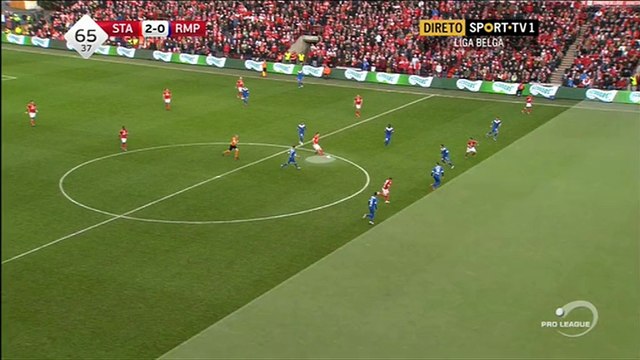 2-0 Mathieu Dossevi Goall Belgium Jupiler Pro League - 27.12.2015, Standard Liège 2-0 Mouscron-Peruwelz