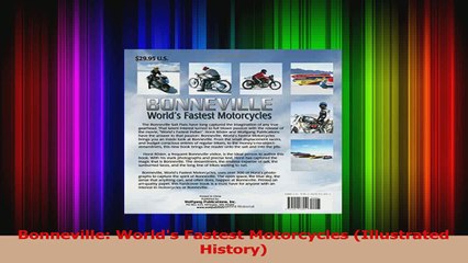 PDF Download  Bonneville Worlds Fastest Motorcycles Illustrated History Read Full Ebook